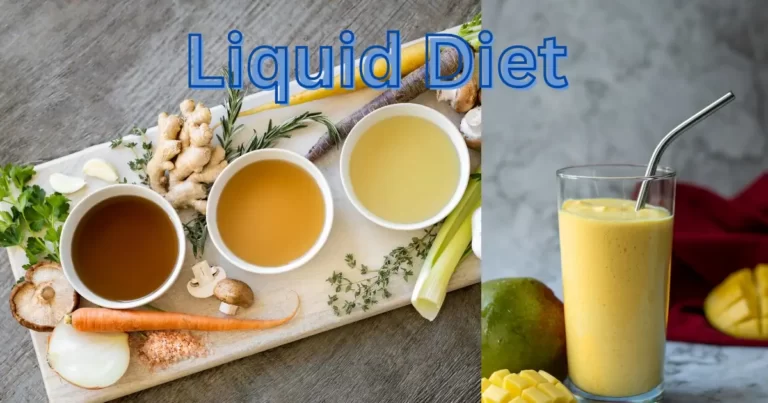 Liquid Diet Chart for patients